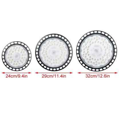 200W 300W 500W 6500K LED High Bay Light High Brightness Industrial Lighting Workshop Warehouse Garage LED Lamp AC180-260V - Home Fusion