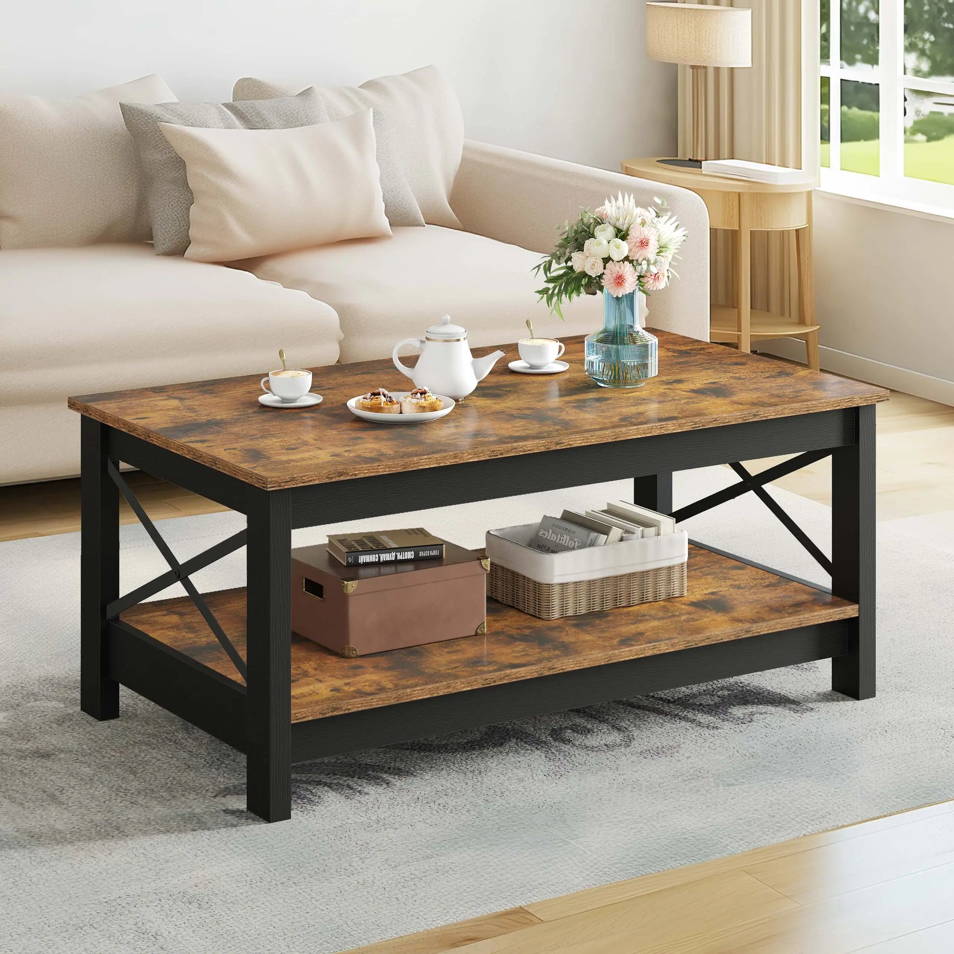 44467491766443 2 Drawer Square Center Table Coffee Table. 076823-f9.myshopify.com