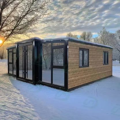 Luxury 40ft Foldable Prefab Home – 3 Bed, Kitchen & Bathroom - Home Fusion