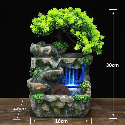 Indoor Room Fountain Waterfall Decor Desktop Fountain. - Home Fusion