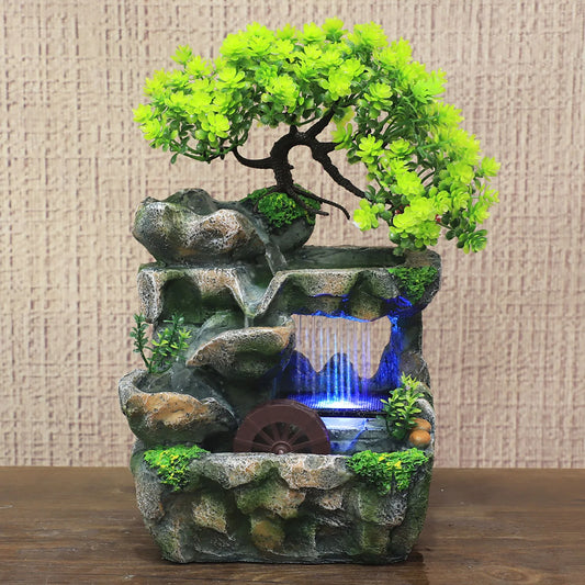 Indoor Room Fountain Waterfall Decor Desktop Fountain.