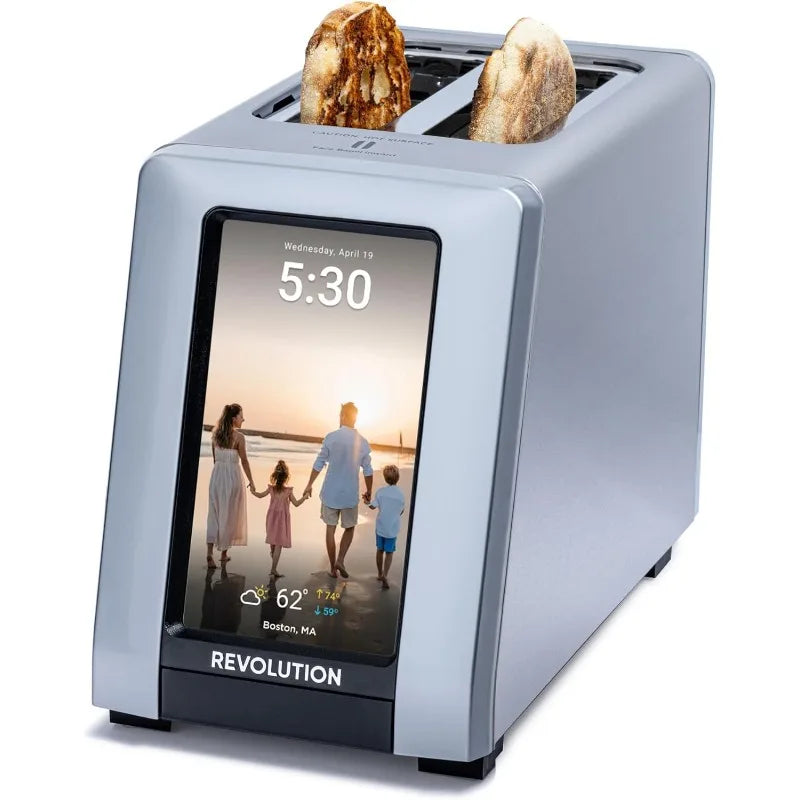 Revolution R180 Connect Plus 2-Slice Touchscreen Toaster – Connected Smart Toaster w/Patented InstaGLO 2.0 Technology Home Fusion