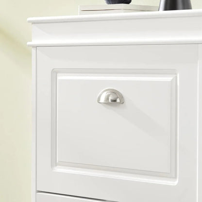 2 Flip-Drawers Shoe Cabinet, Slim Shoe Rack, Shoe Storage Cupboard Organizer Unit for Entryway and Hallway, 21.26"x9.45"x32.68" - Home Fusion