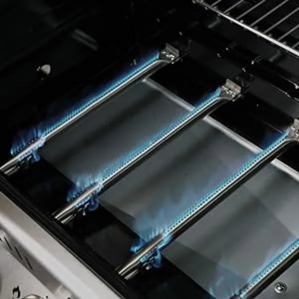 Royal Gourmet GA5403B 5-Burner BBQ Cabinet Style Propane Gas Grill with Rotisserie Kit, Sear Burner, Rear Burner and Side Burner Home Fusion