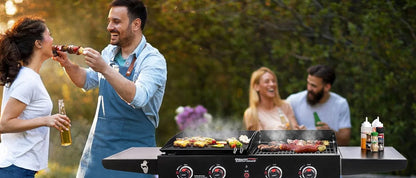 Royal Gourmet GA5403B 5-Burner BBQ Cabinet Style Propane Gas Grill with Rotisserie Kit, Sear Burner, Rear Burner and Side Burner Home Fusion