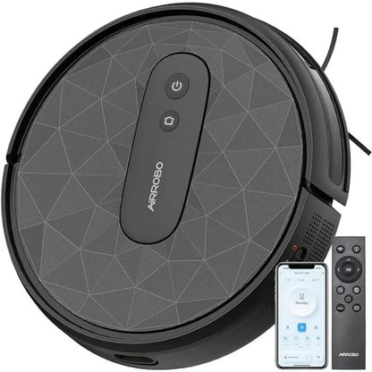 AIRROBO Robot Vacuum and Mop Combo, Self-Emptying, 60-Day Capacity, Home Mapping, Schedule, Wi-Fi/App/Alexa/Remote