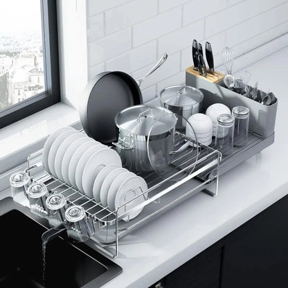 Multifunctional Dish Rack for Kitchen - Home Fusion
