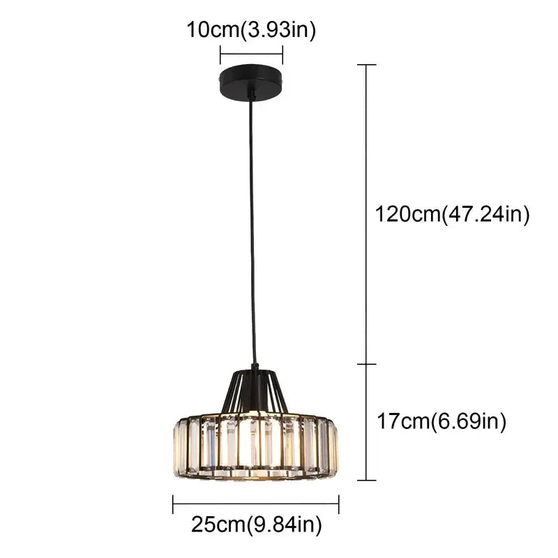 Creative Crystal Led Chandelier Light Indoor Plafon Lustre Pendant Ceiling Lamp In The Kitchen Home Decor Hanging Lamp Luminaire - Home Fusion
