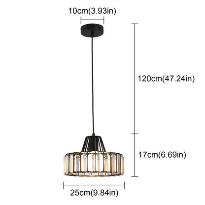 Creative Crystal Led Chandelier Light Indoor Plafon Lustre Pendant Ceiling Lamp In The Kitchen Home Decor Hanging Lamp Luminaire - Home Fusion