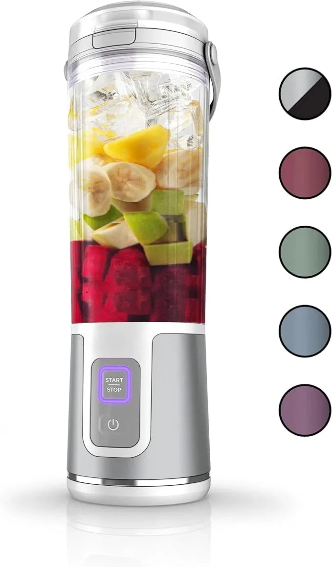 USB-C rechargeable portable blender with dishwasher-safe parts for smoothies and juices