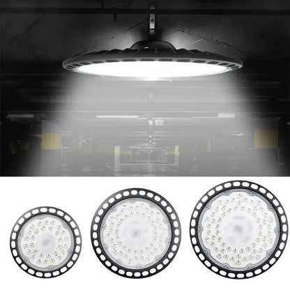 200W 300W 500W 6500K LED High Bay Light High Brightness Industrial Lighting Workshop Warehouse Garage LED Lamp AC180-260V - Home Fusion