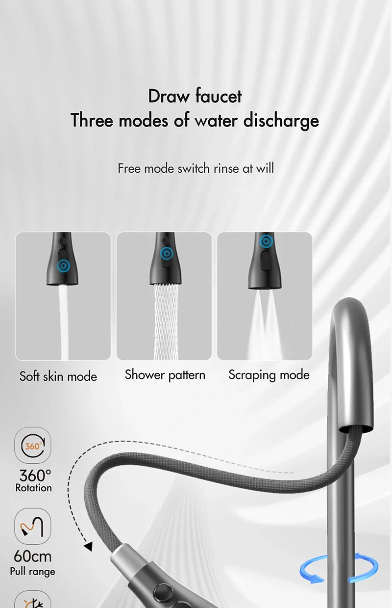 304 Stainless Steel Waterfall Kitchen Sink Large Single Slot Integrated Digital Display Faucet Set Soap Dispenser Cup Washer Home Fusion