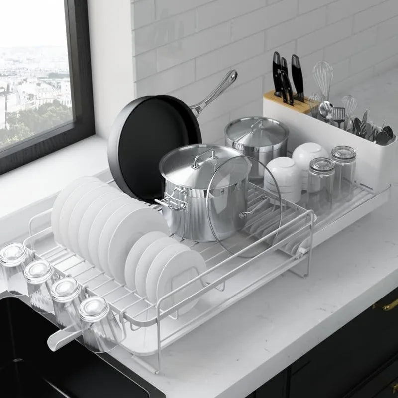 Multifunctional Dish Rack for Kitchen - Home Fusion