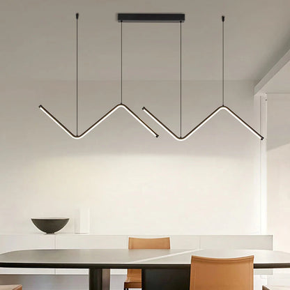 Modern LED Pendant Light Minimalist Chandelier For Dinning Room Kitchen Bar Restaurant Home Decor Led Lighting Remote Control - Home Fusion
