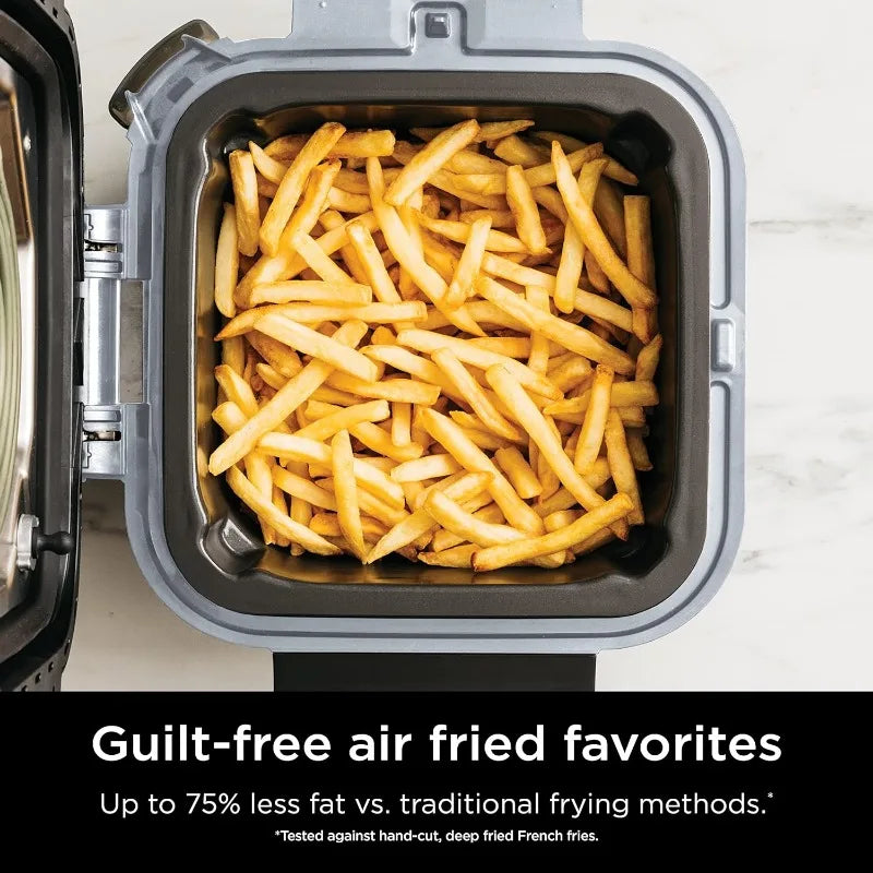 Ninja SF301 Speedy Rapid Cooker & Air Fryer, 6-Quart Capacity, 12-in-1 Functions to Steam, Bake, Roast, Sear, Sauté, Slow Cook Home Fusion