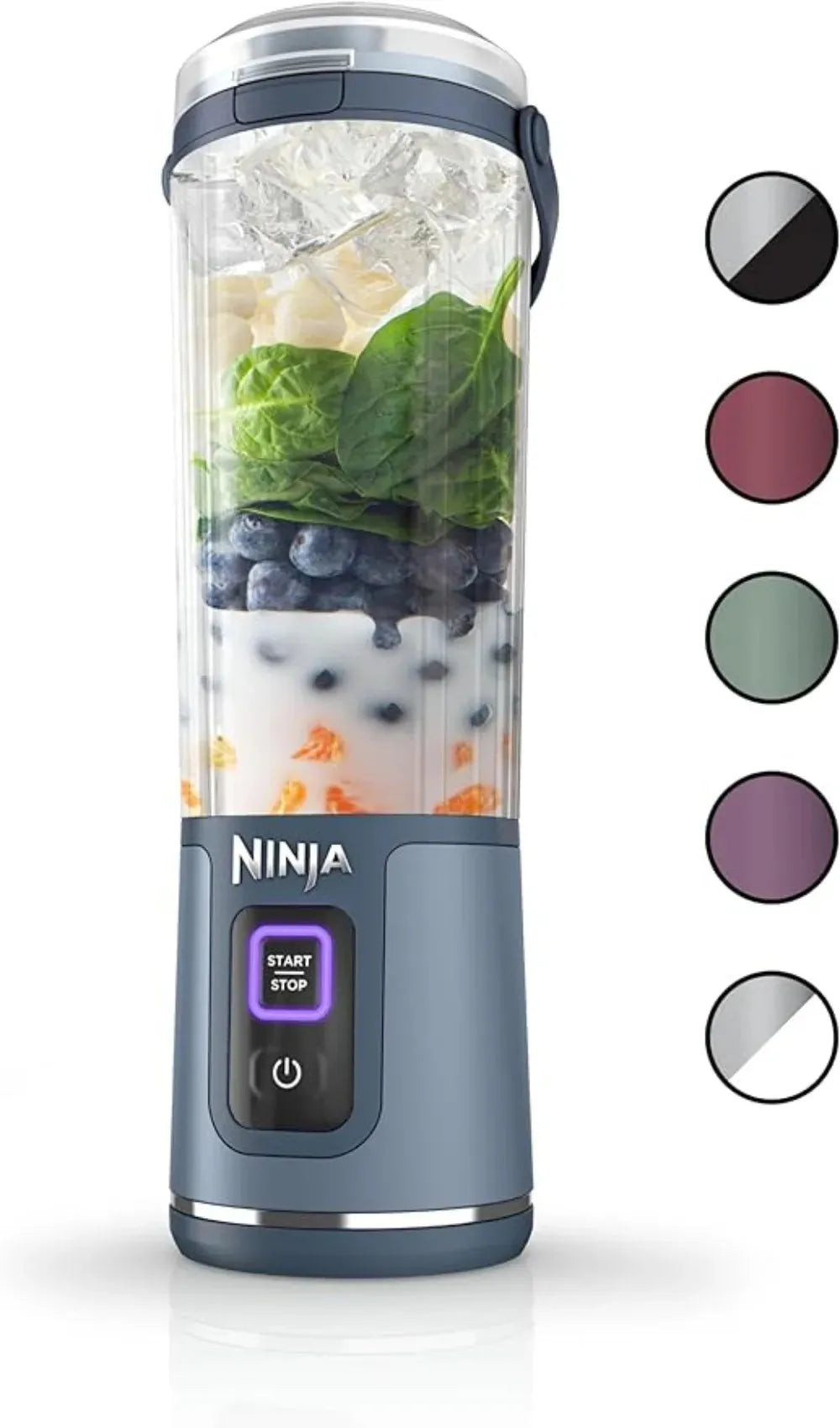 Ninja BPA-free cordless personal blender with 18oz vessel for shakes and smoothies