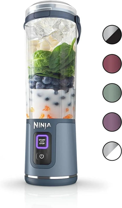 Ninja BPA-free cordless personal blender with 18oz vessel for shakes and smoothies