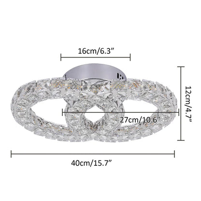 Sparkling Crystal LED Pendant Light for Home and Office. - Home Fusion