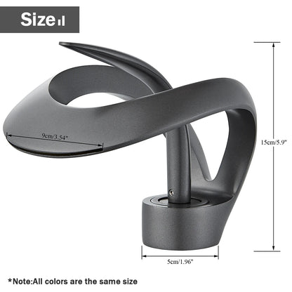 Rozin Luxury Black Basin Faucet Grey Bathroom Waterfall Mixer Tap Brass Deck Mount Modern Style Hot Cold Water Sink Mixer Crane - Home Fusion