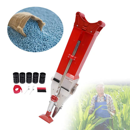 Manual Double Cylinder Spreader Seed Fertilizer Corn Planting Machine Fertilizer Applicator Handheld Seeder Garden Accsesories - Home Fusion