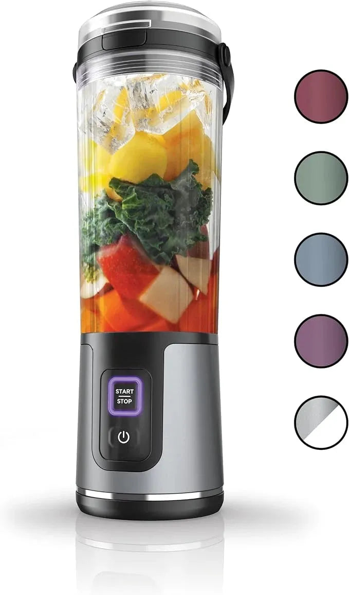 USB-C rechargeable portable blender with dishwasher-safe parts for smoothies and juices