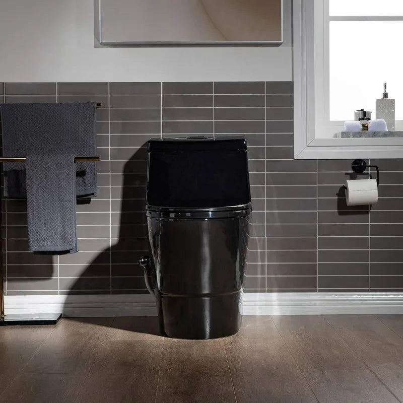 LUXURIOUS MODERN DESIGN Integrated toilet Bathroom Fixture Toilets - Home Fusion