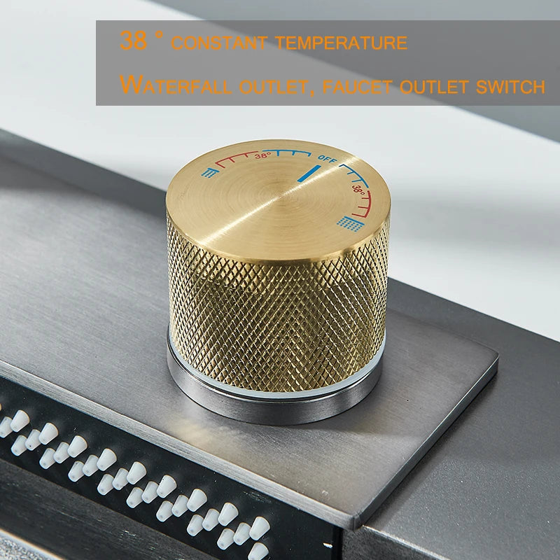 304 Stainless Steel Waterfall Kitchen Sink Sink Large Single basin With Large Single Slot Sink Above Counter With Cup Disher Home Fusion 304 Stainless Steel Waterfall Kitchen Sink Sink Large Single basin With Large Single Slot Sink Above Counter With Cup Disher 076823-f9.myshopify.com