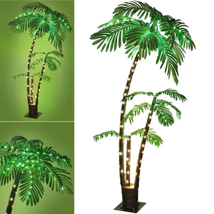 LED Artificial Palm Tree for Christmas Decoration  6ft Solar Lighted Palm Tree LED Artificial Palm Tree for Tiki Bar Christmas Decoration 076823-f9.myshopify.com