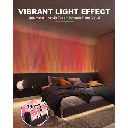 RGBW Dynamic Wave Wall Light,Flowing Water,Aurora Visual-Color Changing Wall Washer Lamp with Remote & APP-Ambient Light 1 Pack - Home Fusion