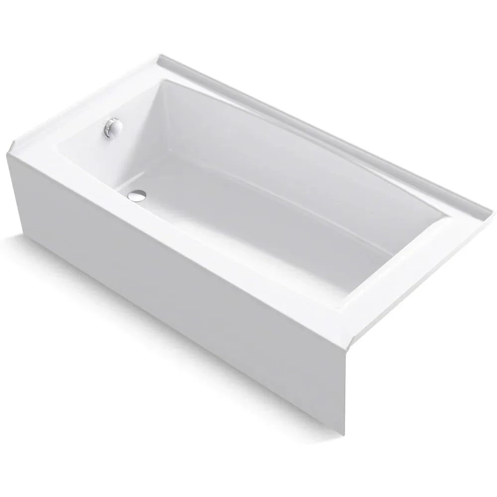 Bathtub, 60-inch X 30-inch, Niche Tub with Integral Stopper, Integral Flange and Left Side Drain, Freestanding Tub Home Fusion Bathtub, 60-inch X 30-inch, Niche Tub with Integral Stopper, Integral Flange and Left Side Drain, Freestanding Tub 076823-f9.myshopify.com