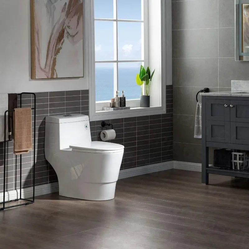 LUXURIOUS MODERN DESIGN Integrated toilet toilet  smart toilet automatic Bathroom Fixture - Home Fusion