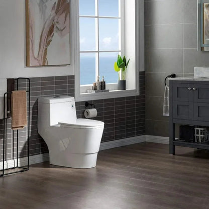 LUXURIOUS MODERN DESIGN Integrated toilet toilet  smart toilet automatic Bathroom Fixture - Home Fusion
