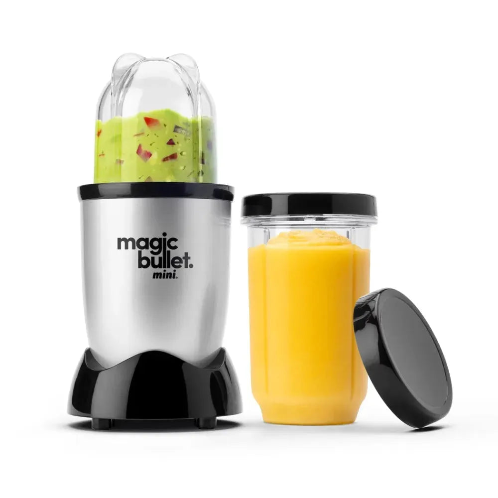14 oz mini BPA-free personal blender with stainless steel cross blade for smoothies and shakes