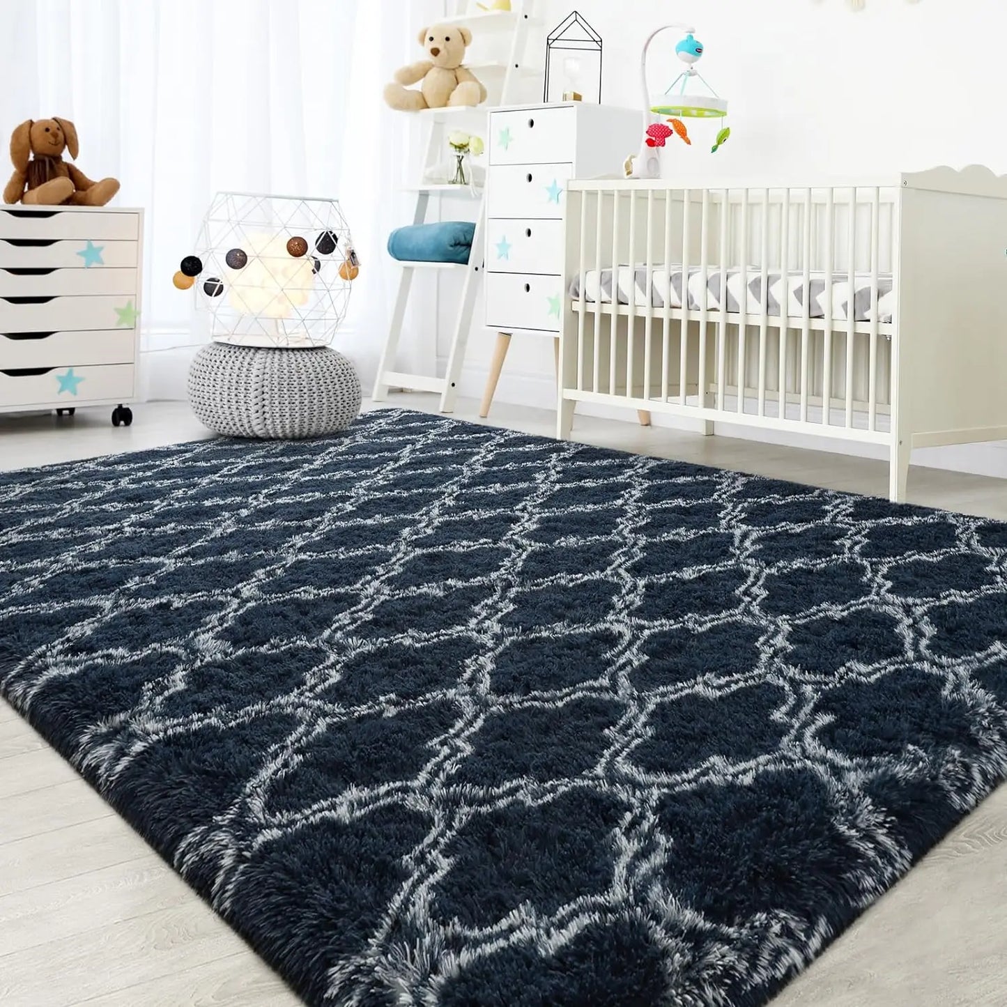 44368937091243|44368937124011 Large Shag Area Rugs for Bedroom Super Soft Plush Fluffy Carpets Living Room Rug Non-Slip Indoor Floor Rug for Kids Nursery Girl 076823-f9.myshopify.com