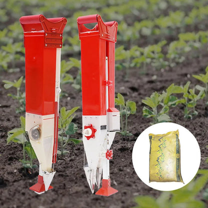 Manual Double Cylinder Spreader Seed Fertilizer Corn Planting Machine Fertilizer Applicator Handheld Seeder Garden Accsesories - Home Fusion