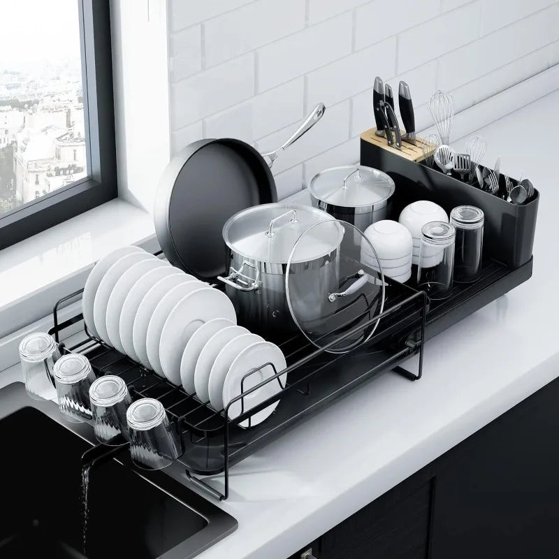 Multifunctional Dish Rack for Kitchen - Home Fusion
