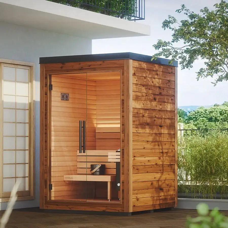 modular outdoor sauna kit