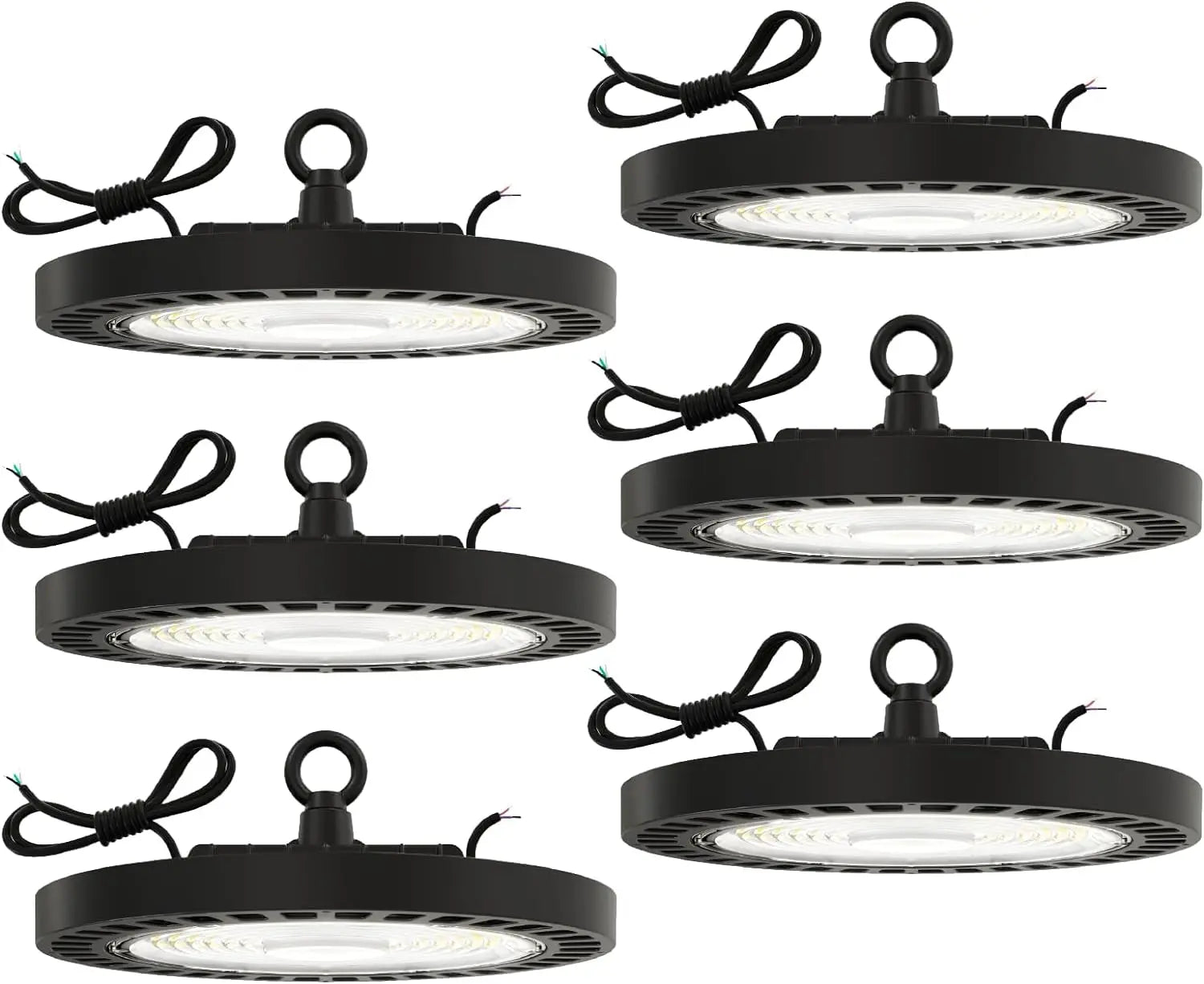 Sunco high bay LED lights 150W UFO warehouse lighting with 5000K daylight brightness