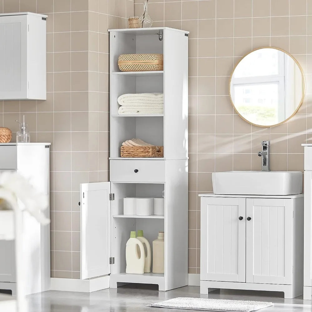 Tower Bath Cabinet With Shelf Bathroom Furniture Tall Bathroom Storage Cabinet With Shelves and Drawers Home Home Fusion Tower Bath Cabinet With Shelf Bathroom Furniture Tall Bathroom Storage Cabinet With Shelves and Drawers Home 076823-f9.myshopify.com