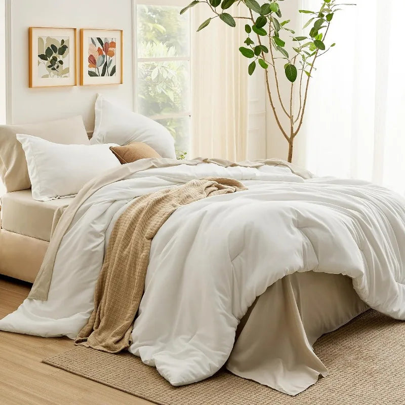 Queen Comforter Set for Queen Size Bed with Sheets. - Home Fusion