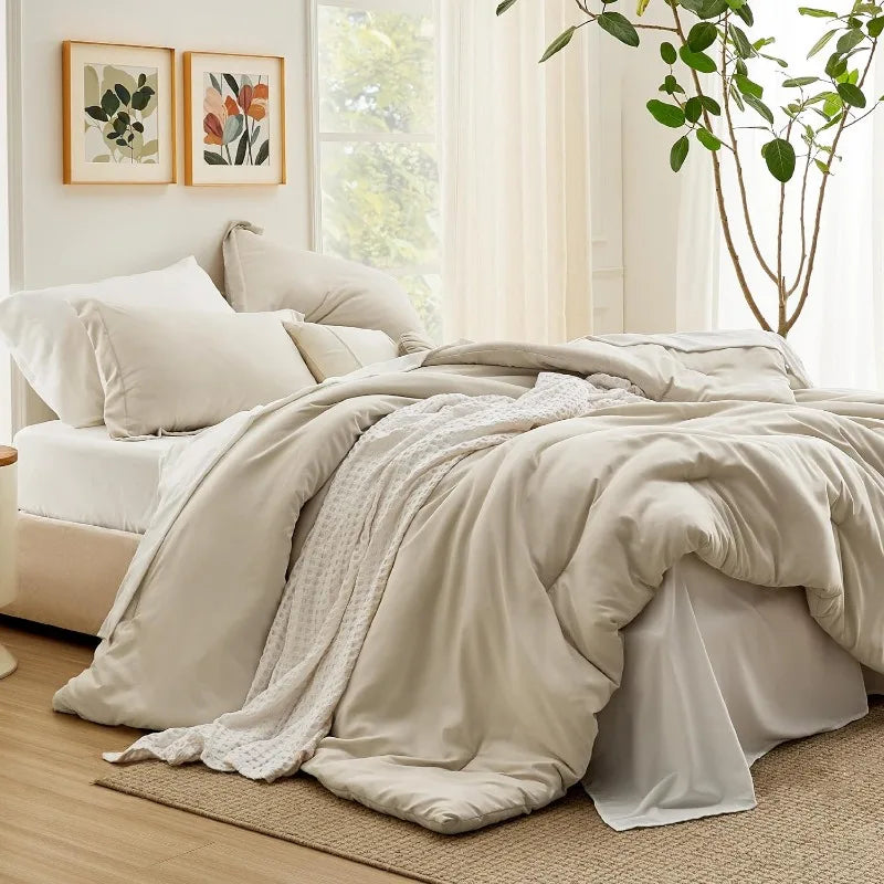 Queen Comforter Set for Queen Size Bed with Sheets. - Home Fusion
