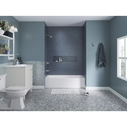 Bathtub, 60-inch X 30-inch, Niche Tub with Integral Stopper, Integral Flange and Left Side Drain, Freestanding Tub Home Fusion Bathtub, 60-inch X 30-inch, Niche Tub with Integral Stopper, Integral Flange and Left Side Drain, Freestanding Tub 076823-f9.myshopify.com