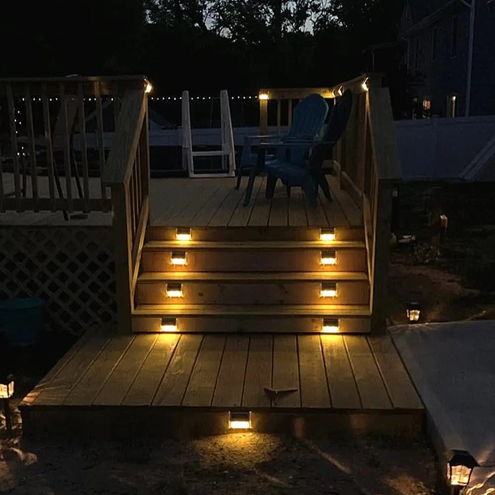 Lightess Solar Lights for Steps Deck Solar Stair Light Outdoor Waterproof Stainless Steel LED Fence Light for Garden Pathway Home Fusion Lightess Solar Lights for Steps Deck Solar Stair Light Outdoor Waterproof Stainless Steel LED Fence Light for Garden Pathway 076823-f9.myshopify.com