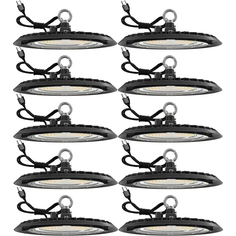 43884385337515 10-Pack 150W UFO LED High Bay Lights - 19500 Lumens, IP65 Waterproof, 5000K Daylight 076823-f9.myshopify.com