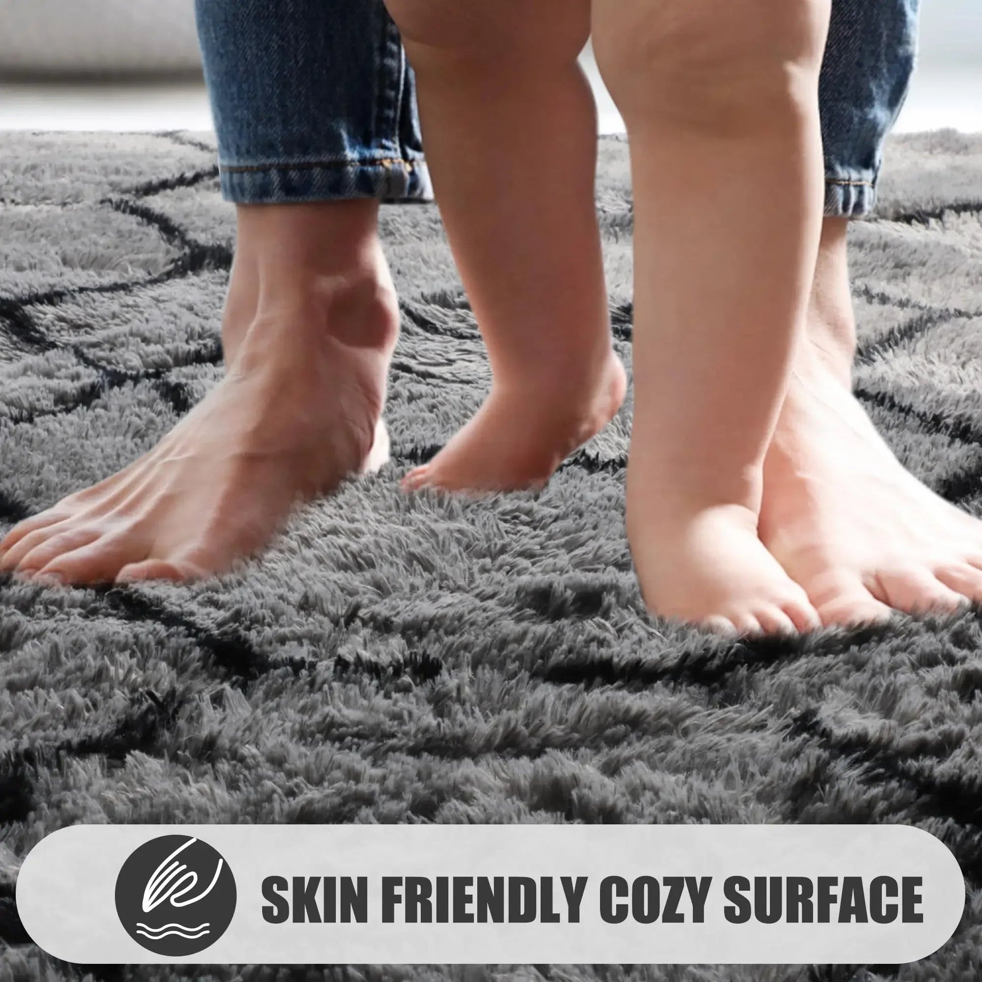 8x10 Area Rugs for Living Room, Large Boho Geometric Grey and White Rug, Soft Fluffy Plush Neutral Carpet for Bedroom Classroom Home Fusion 8x10 Area Rugs for Living Room, Large Boho Geometric Grey and White Rug, Soft Fluffy Plush Neutral Carpet for Bedroom Classroom 076823-f9.myshopify.com