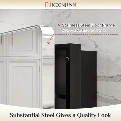 48 x 32 Inch Chrome Medicine Cabinets for Bathroom with Mirror Adjustable Shelves 3 Doors Stainless Steel Frame Soft Home Fusion 48 x 32 Inch Chrome Medicine Cabinets for Bathroom with Mirror Adjustable Shelves 3 Doors Stainless Steel Frame Soft 076823-f9.myshopify.com