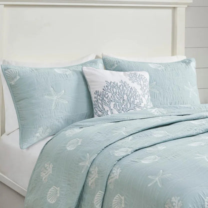 All Season Comforter Sets Pre-Washed Coverlet Bedding Layer Bed Linen Set. - Home Fusion