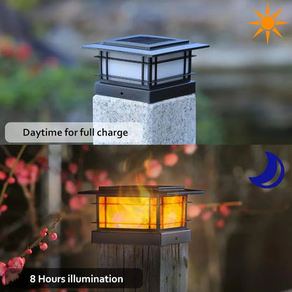 8 Pack Solar Flame Post Lights Outdoor, High Brightness Flickering Flame SMD LED Lighting Decor, Fit 4x4, 5x5 or 6x6Wooden Posts Home Fusion 8 Pack Solar Flame Post Lights Outdoor, High Brightness Flickering Flame SMD LED Lighting Decor, Fit 4x4, 5x5 or 6x6Wooden Posts 076823-f9.myshopify.com