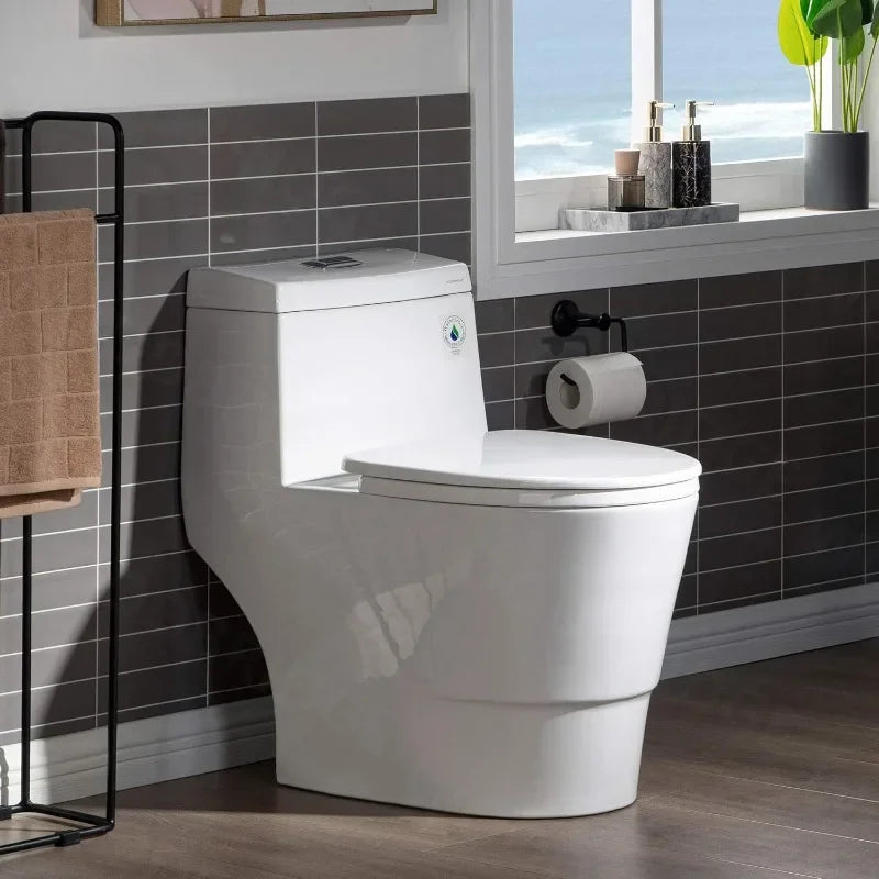 LUXURIOUS MODERN DESIGN Integrated toilet toilet  smart toilet automatic Bathroom Fixture - Home Fusion