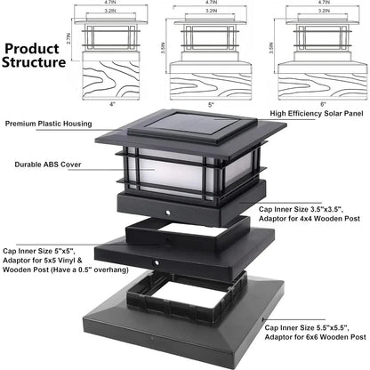 8 Pack Solar Flame Post Lights Outdoor, High Brightness Flickering Flame SMD LED Lighting Decor, Fit 4x4, 5x5 or 6x6Wooden Posts Home Fusion 8 Pack Solar Flame Post Lights Outdoor, High Brightness Flickering Flame SMD LED Lighting Decor, Fit 4x4, 5x5 or 6x6Wooden Posts 076823-f9.myshopify.com